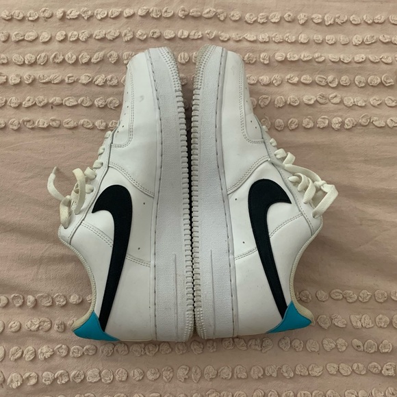 Nike Air Force 1 low worldwide white blue fury black - Picture 3 of 7